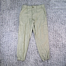Sonoma Goods for Life Casual Pants Green Tapered Legs Womens Size 10
