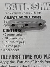 Battleship Fleet Ship Submarine Boat 3 Holes Game Replacement Piece Part