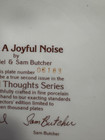 Enesco Precious Moments Plate E- 7174 "Make A Joyfull Noise" 1981 — photo 7