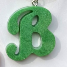   Green Letter Keychains   Available in all letters 