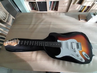 guitare électrique gaucher avec ampli idéal pour débutant - Photo 1/4