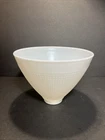 Vtg Torchiere Corning Milk Glass Lamp Shade Waffle Pattern 8” Open 2 1/4”Fitter
