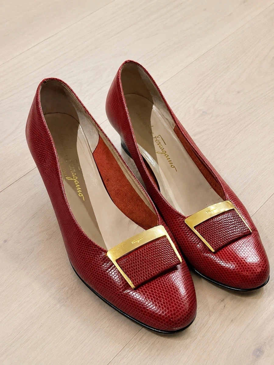 vintage ferragamo shoes products for sale | eBay