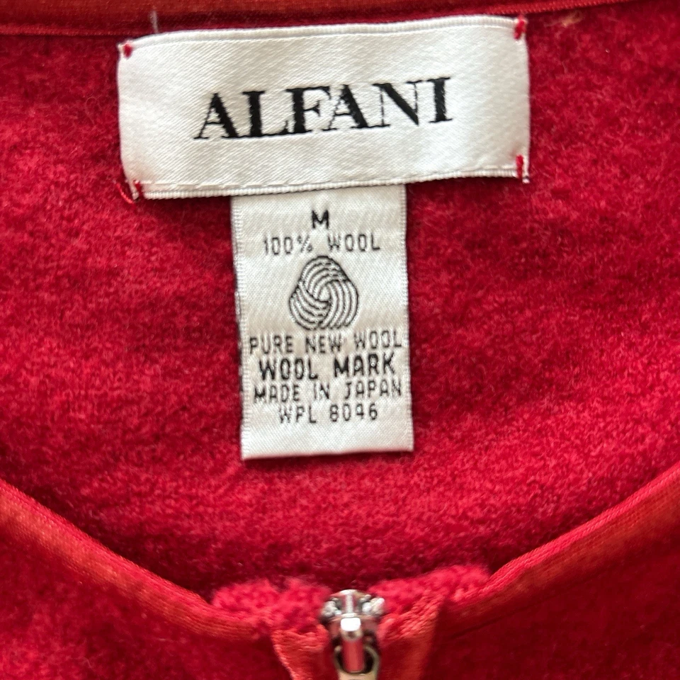 Женский кардиган Alfani Red Amore 100% шерсть мериноса с оборками размер M - Изображение 3 из 4