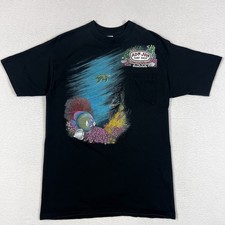 VTG Ron Jon Shirt Mens Medium 2-Sided Pocket Graphic 90s USA Made Single Stitch
