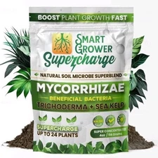 Mycorrhizal Fungi with Beneficial Bacteria, Trichoderma, Sea Kelp, 4 Ounces