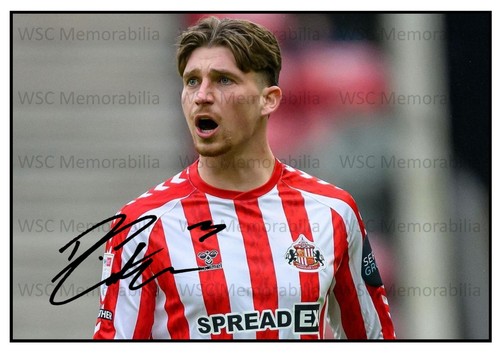 11711. Dennis Cirkin Signed Pictures (A4 Prints) Sunderland Tottenham Hotspur