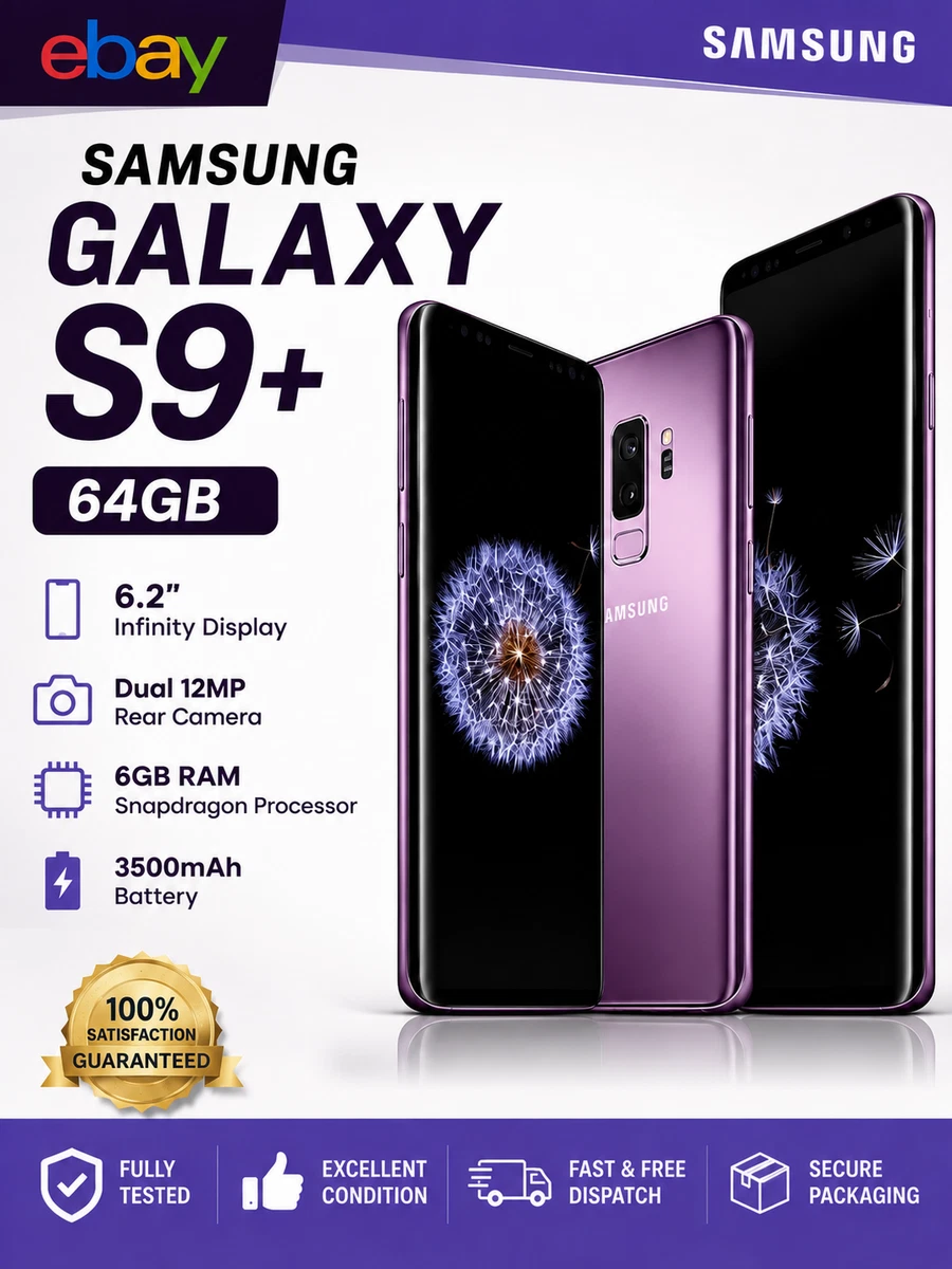 Galaxy S9+ Unlocked Android for sale | eBay UK