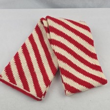 Gap Kids 100 Lambs Wool Candy Cane Stripe Scarf Christmas Winter