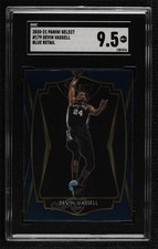 2020-21 Panini Select Premier Level Retail Blue Devin Vassell SGC 9.5 Mint+ 0i76