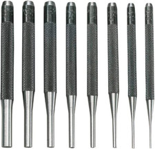 SPC75 8-Piece Drive Pin Punch Set with Grey Finish