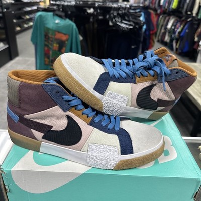 Size 10.5 - Nike Zoom Blazer Premium SB Mid Mosaic Pack - Dark Wine