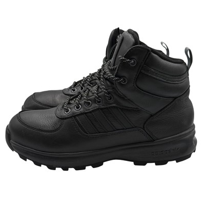 Adidas Chasker Men's Black Leather Hiking Outdoor Boots 9.5 Winter Gorpcore