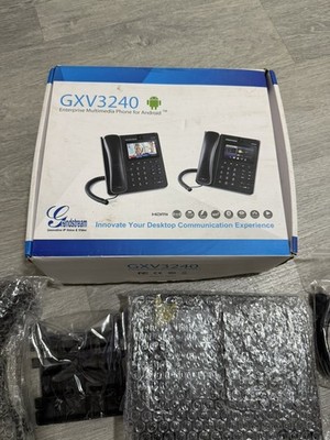 Grandstream GXV3240 Multimedia Android Video IP Bürotelefon NEU