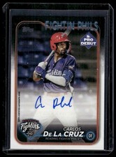 2024 Topps Pro Debut #PD-51 Carlos De La Cruz Autographs