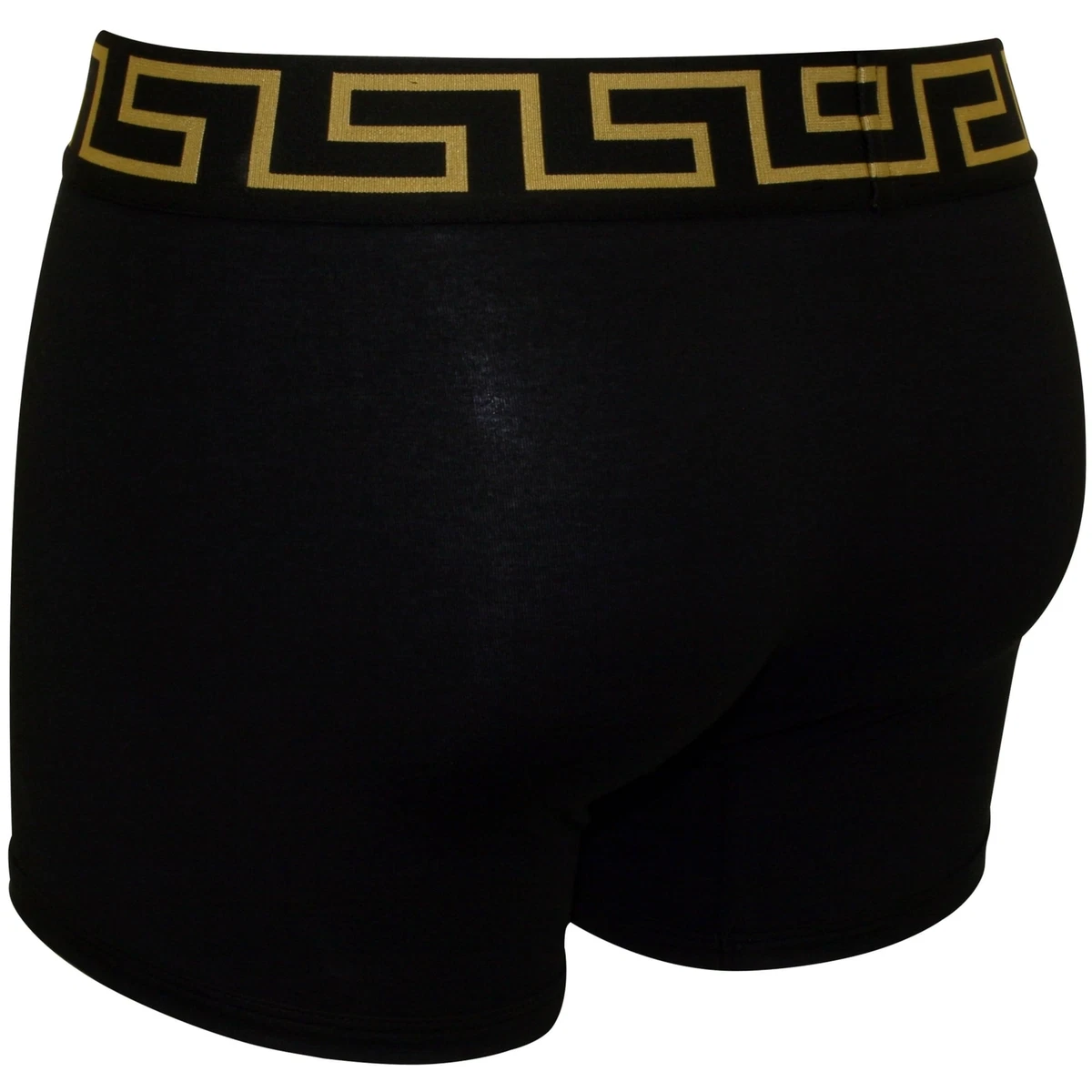 Versace Iconic Men's Boxer Brief, Black/gold