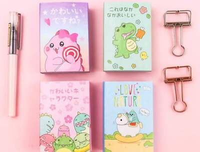 240 pieces Pastel Stationary Pad, Kawaii Dinos and Alligator Stationary, Cute St