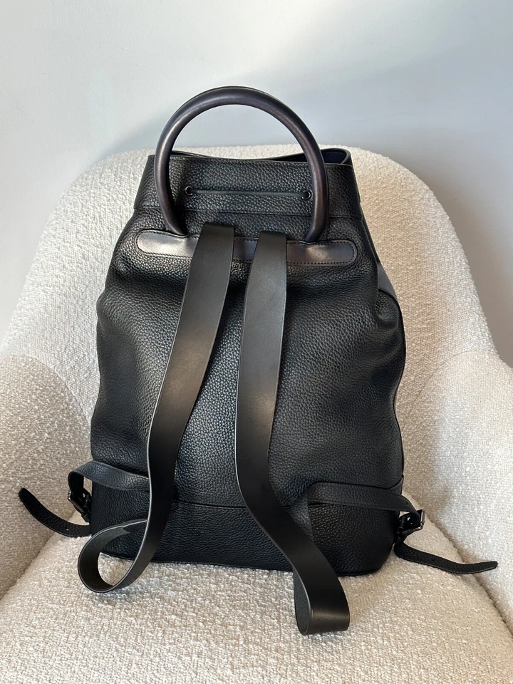 100% Подлинный Berluti горизонт индиго синий кожаный рюкзак сумка £3900 Mr Porter - Изображение 3 из 4