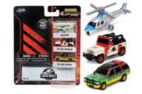 Jada Scale Diverse Toys Jurassic Park 3 Pack Nano Cars 30MM Blister Modellino
