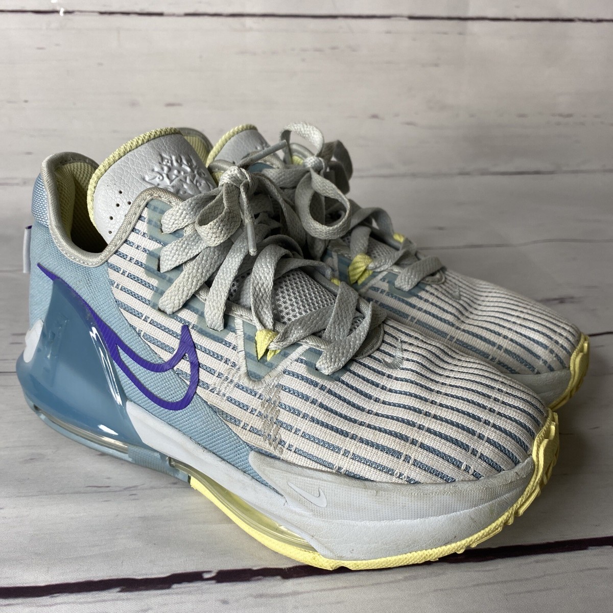 Nike LeBron Witness Aura Aqua Blue Basketball Shoes Boys Girls Size