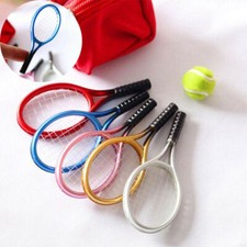 Toy Miniature Dolls Accessorie Miniature Ball Racket Dollhouse Racket Tennis