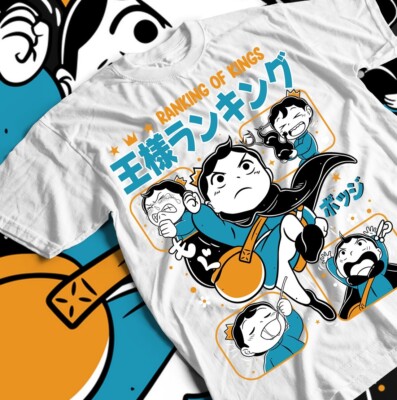 Kage and Bojji Unisex Heavy Cotton Tee - Ousama Ranking, Ranking Of Kings Shirt,