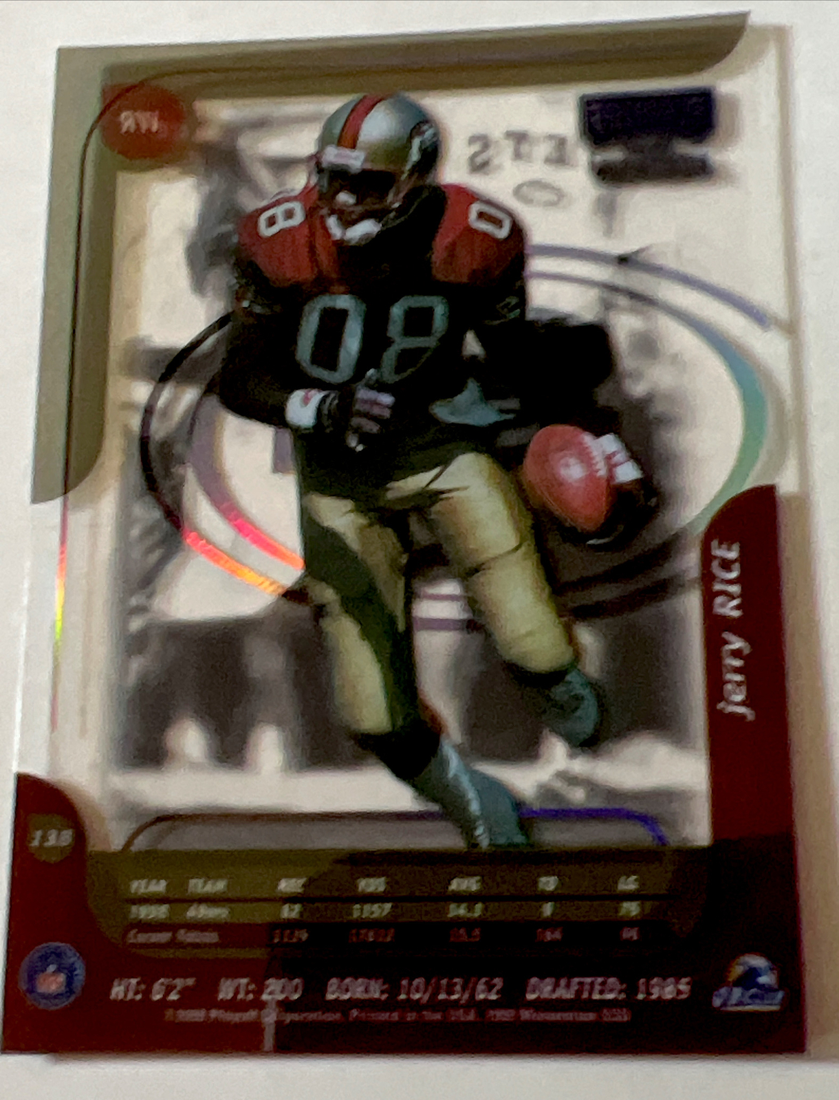 1999 Playoff Momentum SSD JERRY RICE 138 San Francisco 49ers HOF NMMT