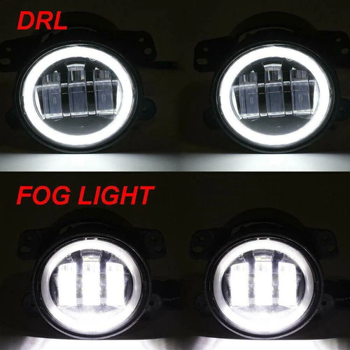 Pair Fog Lights Lamps Clear Lens Bumper Fit For 03-04 Ford Cobra 05-06 Escape - Picture 2 of 12