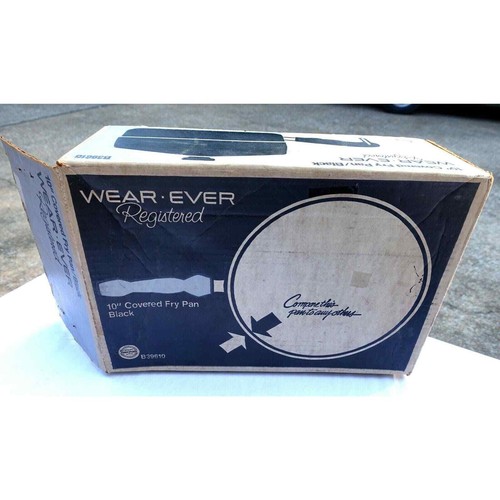 VTG Wear-ever Registered 10" Covered Fry Pan Black B39610 - Picture 2 of 10