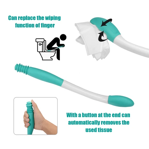 Bottom Bum Wiper Toilet Incontinence Aid Obese Elderly Disability Mobility NEW - Picture 4 of 12