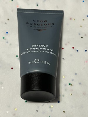 Grow Gorgeous  Defence Detoxifying Scalp Scrub 1 oz New & SEALED!