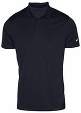 Nike Men's Solid Victory Golf Polo Black Sz Small ao2195-010