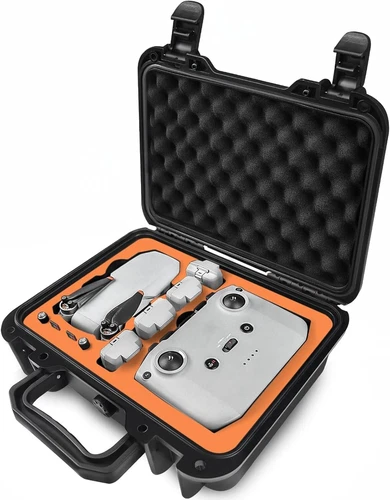 EVA-Foam Case | Mavic Mini 2 Kompatibel | Orange Suitcase Design