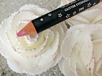 GOLDEN PINK 204 LIDSTIFT JUMBO GLITZER ROSA GLITZER LANGES OUTFIT NEU