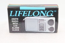 2010 LIFELONG AM/FM Radio/LCD/ Alarm Clock Model 845 in Box with Batteries