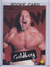 GOLDBERG ROOKIE CARD 1998 Topps WCW nWo Stickers #S1 Wretling Champ RARE $$ RC!