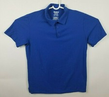 Gildan DryBlend Men's Medium Blue Small Sleeve Polo
