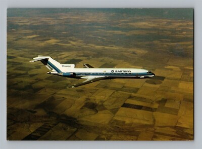 Aviation Airplane Postcard EAL Eastern Airlines Boeing 727-225 Splinter Photo N4