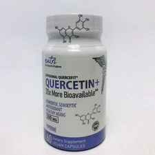 Nutri By Nature's Fusions Quercetin Dietary Supplement 500 mg 60 Caps Exp. 07/26