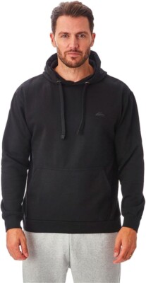 Iron Mountain Herren weicher Fleece Pullover Kapuze Hoodie schwarz 3XL - GEBRAUCHT