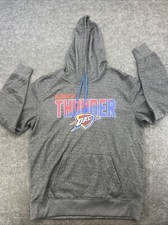NBA Oklahoma City Thunder Athletic Lightweight Pullover Hoodie Mens Size XL 