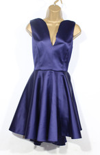 Asos Prom Dress 10 Purple Heavy-Well-Made Womens Evening Cocktail