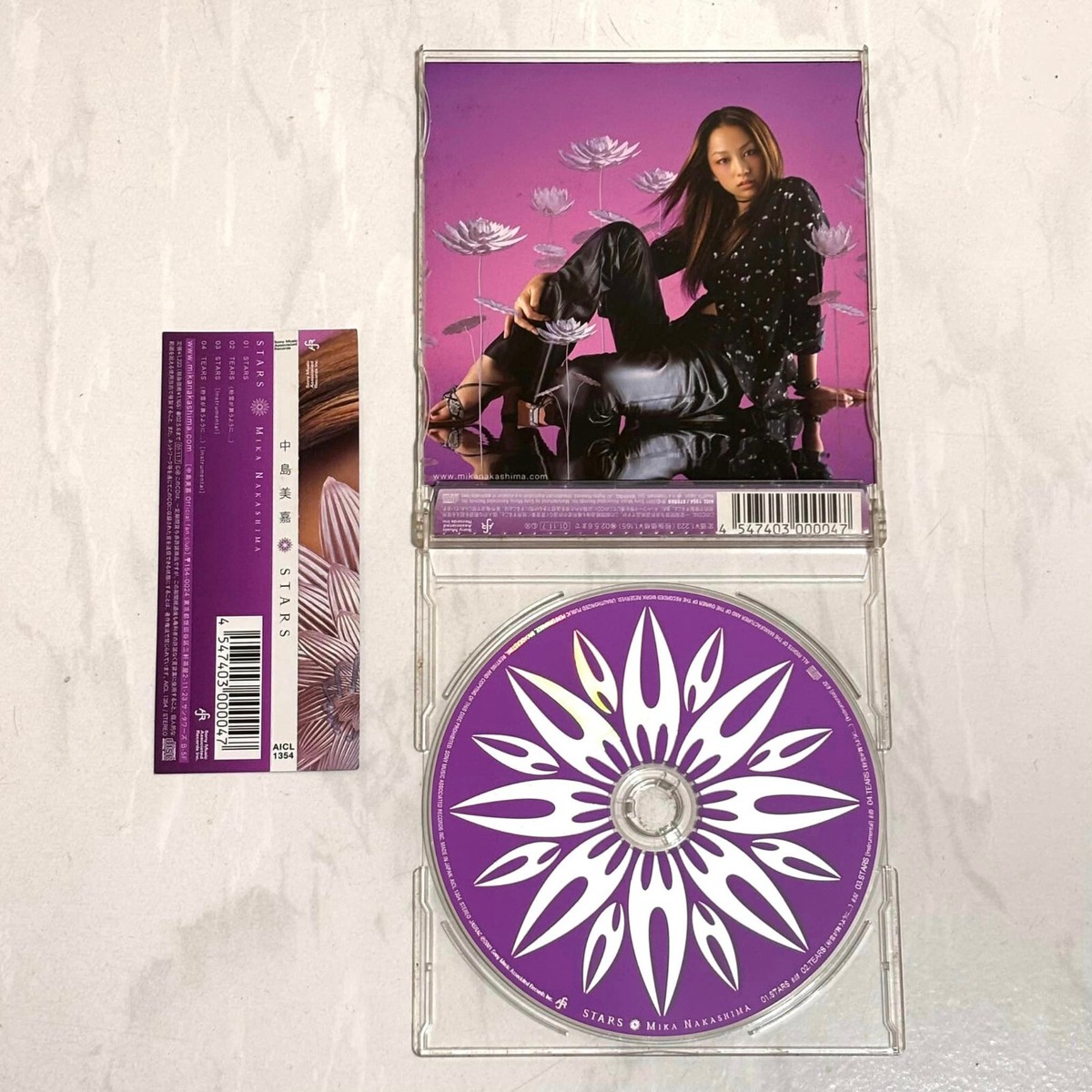 中島美嘉 Mika Nakashima 2001 Stars / Tears - Japan OBI 4