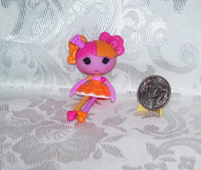 New MINI LALA-OOPSY 4 INCH MINI NUTMEG PRINCESS DOLL BY MGA VOLUME 1 #2