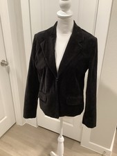 Old Navy Women's Black Velvet Blazer Size Large