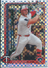 2025 TOPPS CHROME X-FRACTORS #228 TY FRANCE - MINNESOTA TWINS