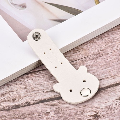 Cartoon Style Bear PU Cable Clips Buckle Wire Management For Electronic Devices - Picture 4 of 16