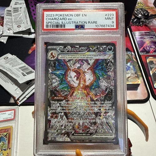 2023 Pokémon Obsidian Flames EN Charizard Ex Special Illustration Rare 197 PSA 9