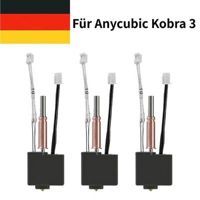 1-3* Hotend Kit w/ Heatbreak für Anycubic Kobra 3 Düsen Druckkopf 3D-Drucker -DE