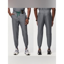 Figs Tansen Jogger Scrub Pants Medical Drawstring Gray Green Size Large